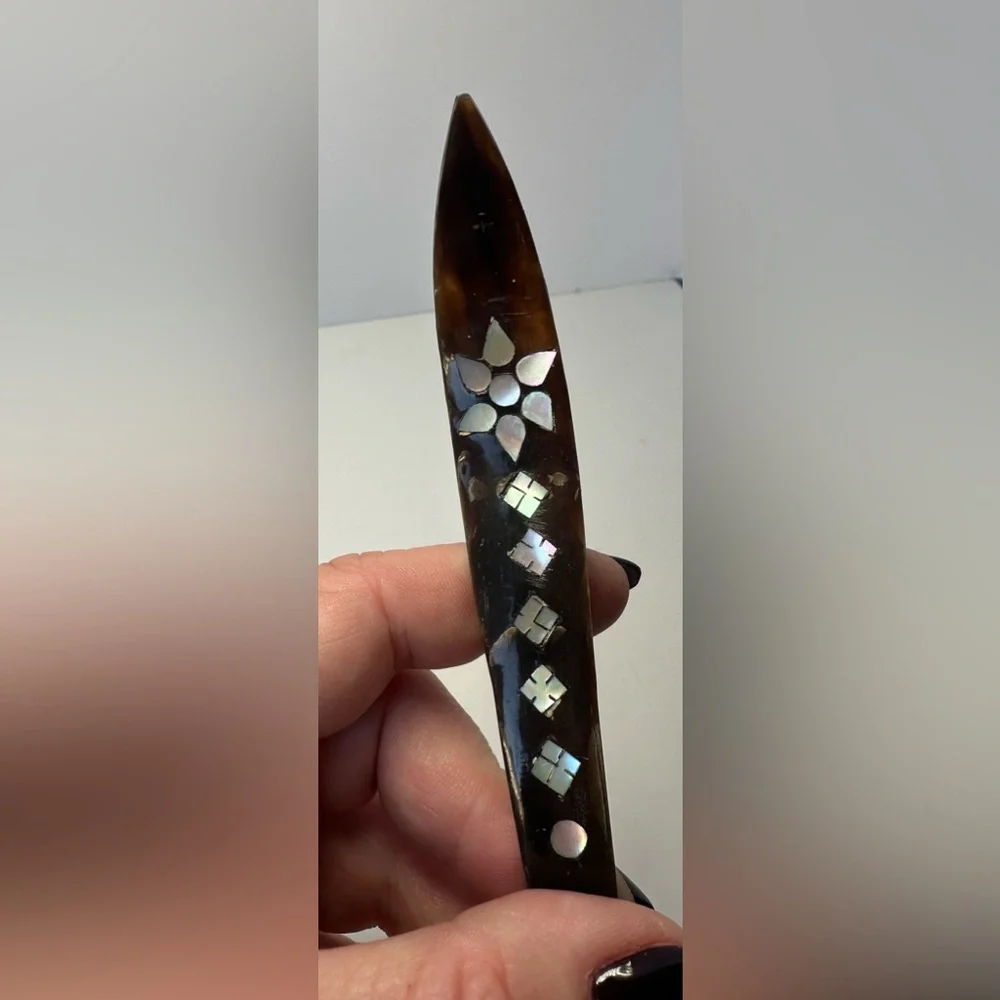 Decorative Black and‎ Silver Fork